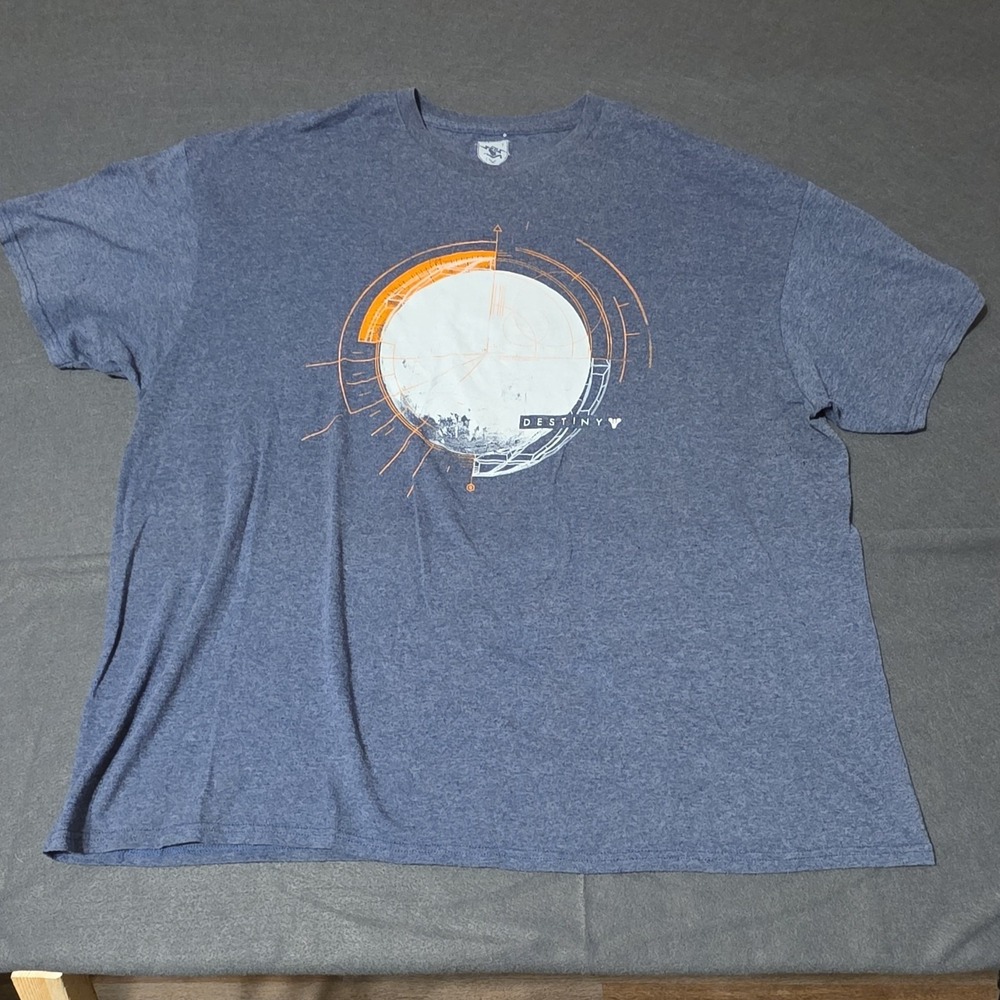 Bungie Destiny Men's XXL Gray T-Shirt 50% Cotton 50% Polyester